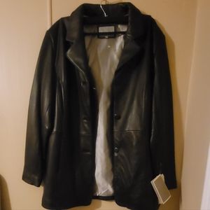 New with tags Leather jacket 3 X - Juliet Michelle by Adler plus size